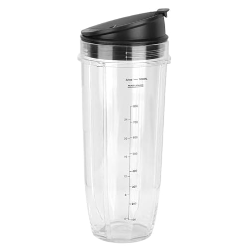 Reemplazo De Tapa De Vaso De Licuadora De 32oz Y, Compatible Con Ninja, Accesorio De Piezas De Exprimidor De Licuadora De 900W Y 1000W
