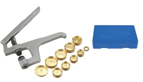 SE 12-Piece Watch Back Fitting Press Kit with Brass Dies ...