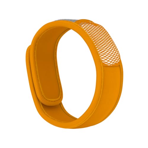 PARA'KITO Mosquito Insect & Bug Protection Wristband - Mosquito Stickers, Bug Spray Alternative Essentials for Beach, Camping, Desert Hiking - Natural Essential Oils (Citrus/Mango)