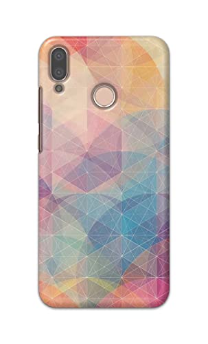Image of Printed Hard Back Cover Case for Huawei P20 Lite | Huawei Nova 3e Back Cover (Crumpled Paper Design) -1803