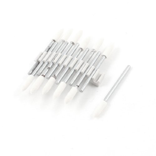 Aexit 12PCS 2.3mm Abrasives Drill Hole 4mm Diameter Cone Felt bo-bs Buffing Tool Model:50as569qo492