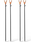 Paradox Fishing Rutenhalter 4 Stück I 70-110cm I Angel-Rutenhalter Angelhalter Rutenständer Ruten-Halter Angeln Angelständer