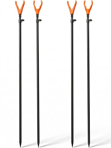 Paradox Fishing Rutenhalter 4 Stück I 70-110cm I Angel-Rutenhalter Angelhalter Rutenständer Ruten-Halter Angeln Angelständer