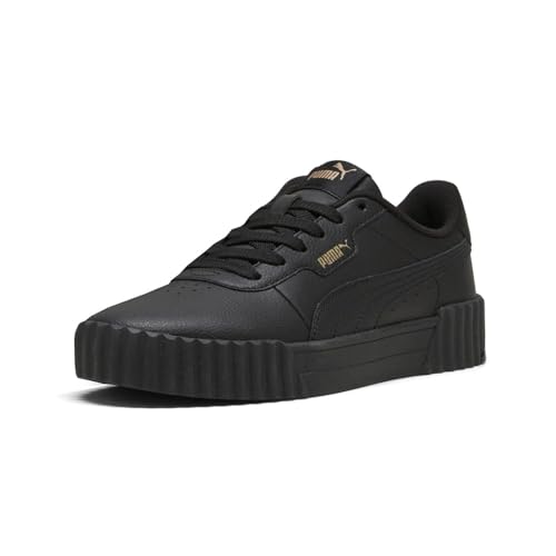 PUMA Women's Carina 3.0 Shoes, Puma Black/Puma Gold, 9.5 M2