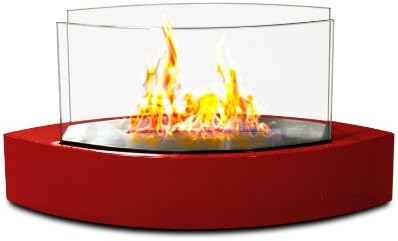 Amazon Co Jp どこでも使える暖炉 Lexington 卓上バイオエタノールクリーン燃焼 環境に優しい暖炉 レッド Diy 工具 ガーデン