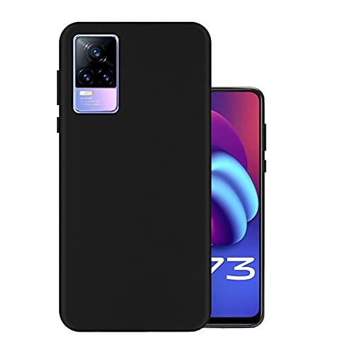 HELLO ZONE Rubber Exclusive Matte Finish Soft Back Case Cover for Vivo Y73 - Black (B098B8JSD4) Amazon Price History, Amazon Price Tracker