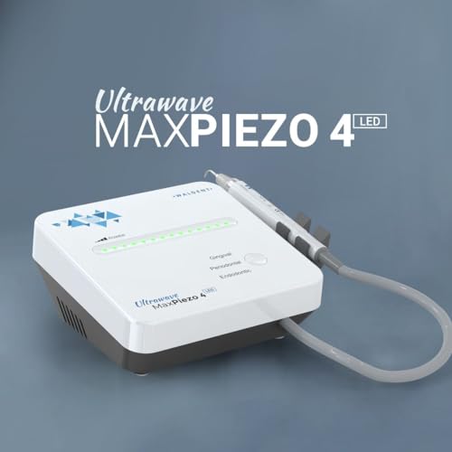 Image of Waldent Ultrawave MaxPiezo 4 LED Fiberoptic Ultrasonic Scaler - Advanced Piezoelectric Technology, Precise Scaling, LED Light, Durable & Ergonomic Design for Professional Dental Care