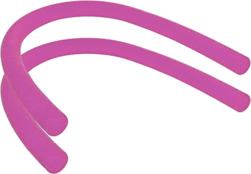 Swimming Pool Noodle for Kids and Adults, 2 Pack Foam Swim Noodle Float Aid - Strong Flexible Floatation Device 1.5m - Aerobics Water Sports Learning Aid (Pink)