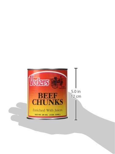 Yoders Canned Beef Chunks- Full Case