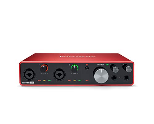 Focusrite Scarlett 8i6 3. Gen USB-Audio-Interface für Aufnahmen, Kompositionen und Streaming –...