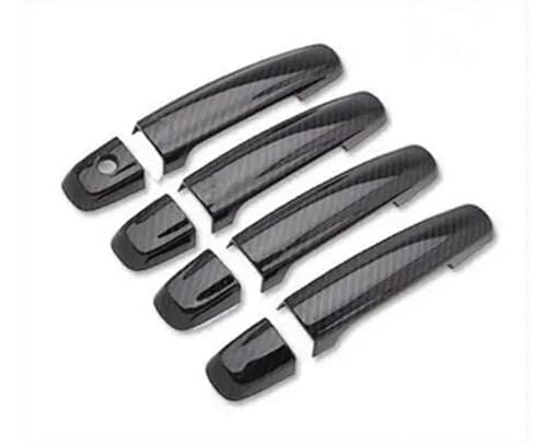 Cubierta de fibra de carbono para manija de Suzuki Swift y Vitara, acabado elegante Carbon A