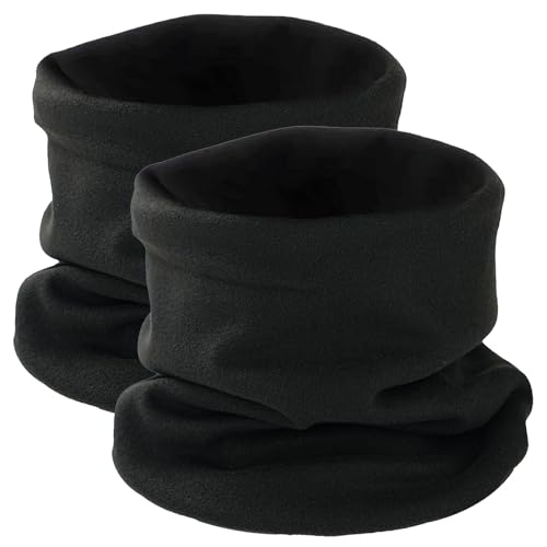 SHEVERCH 2 Pack Neck Warmer for Cold Weather Winter Warm Gaiter Face Mask Men Women Windproof Cover Scarf Ski