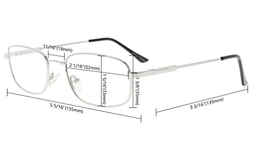 Image of CessBlu Computer Glasses Men Bendable Titanium Reading Eyeglasses Blue Light Filter