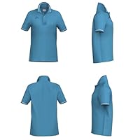 Kappa - Polo, Uomo, Blu, Cotone, Sportstyle, Logo Maltax 5 MSS, Taglia: S