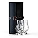 The Glencairn Glass Leather Travel Set with Two Whisky Tasting / Nosing Glasses