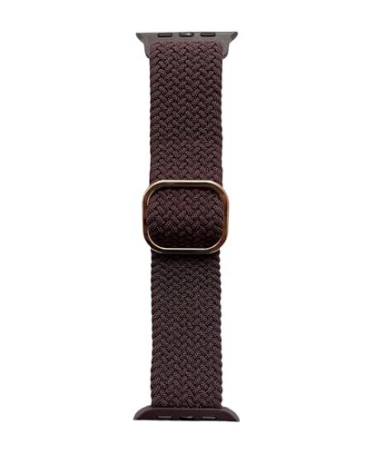 Image of Braided Band Compatible for Apple Watch Strap 38mm 40mm 41mm 42mm 44mm 45mm 46mm 49mm for Women Men, Nylon Elastic Wristbands for iWatch Series 10 9 8 7 6 SE 5 4 3 2 Ultra Ultra 2