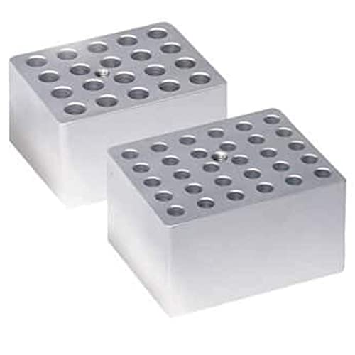 Bloque de aluminio Techne para calentamiento rápido de tubos de 16 mm con fondo plano