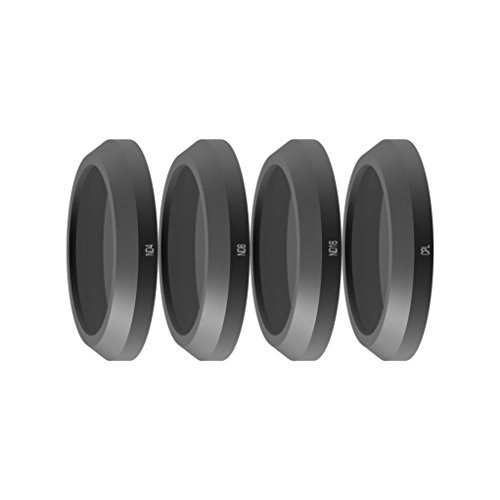 Freewell Standard Day-Camera Lens Filter Set 4Pack ND4, ND8, ND16, CPL Compatible with Parrot Anafi Drone