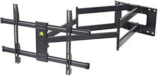 FORGING MOUNT Long Reach 109CM TV Wall Bracket, Double Articulating Arm Full Motion Tilt & Swivel TV Bracket Wall Mount for 37-90 Inch Flat/Curve TVs, Load 75kg, VESA 600x400mm