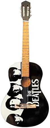 Miniature Guitar Replica - Famous 4 ' Beatles ' Tribute