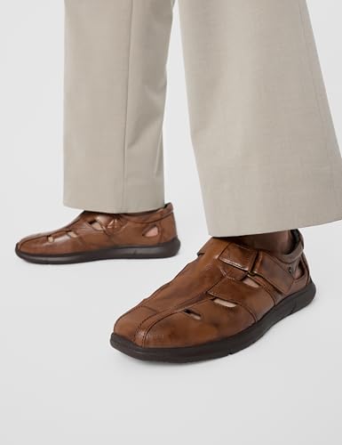 Image of Lee Cooper LC9612C Men's Leather Sandal I Comfortable | Stylish Sandal for Men's Office & Business