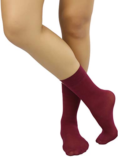Image of ToBeInStyle Womens Pack of 6 Trouser Solid Print Anklet Socks
