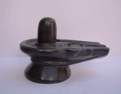 craftslook Pure Black Marble Shivling 6