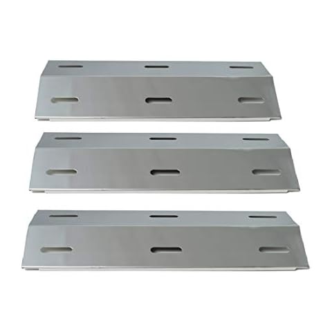 GrillSpot Ducane Sear Heat Plates, Stainless Steel 3 Piece Replacement Set - Exact Fit Barbecue Grill Parts Cover