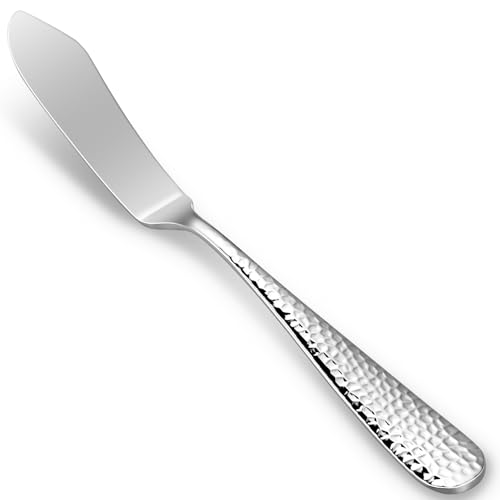 KEAWELL Premium 7" Louise Butter Knives: Set of 4, 18/10