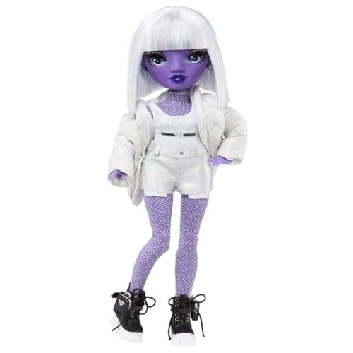 Rainbow HIGH Shadow HIGH Rainbow HIGH Dia MANTE - Lila Modepuppe mit modischem Outfit und mehr als 10 bunten Spielaccessoires - Ideal fĂĽr Sammler und Kinder von 4-12 Jahren