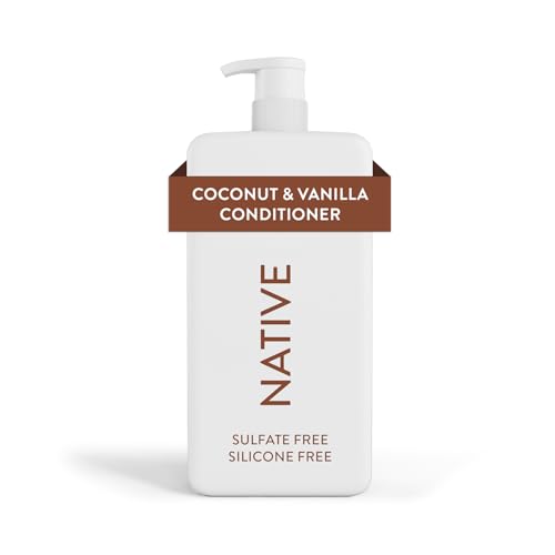 Native Coconut & Vanilla Moisturizing Conditioner Contains Naturally Derived Ingredients - All Hair Types Color & Treated Fine to Dry Damaged Sulphate Free Silicone Free & Dye Free (487 ml)