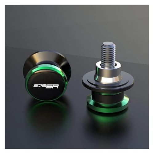 Carretes de basculante 10mm para MOTO 675SR 2024-2026 tornillos de soporte trasero negro