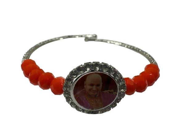 RK Basics Jai Guruji Swaroop Bracelet| Guruji Swaroop chudhi |GuruJi Bracelets | Guruji Swaroop Bangle | Guruji Blessings Bracelets for Women (Orange) (B0CSFZD1XM) Amazon Price History, Amazon Price Tracker