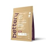 Bettery For a Better Plant Protein (2 kg) - Proteína vegana en polvo para la regeneración y recuperación muscular con aminoácidos y BCAA - Cacao