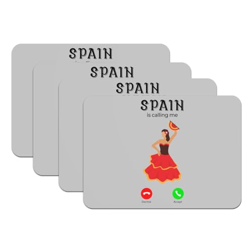 Sets de table gris Espagne Flamenco grand format pour protéger et égayer votre table - 2