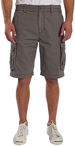UNIONBAY Montego Cargo Shorts for Men Assorted Colors and Sizes - Comfort Stretch (Grey Goose, 42)