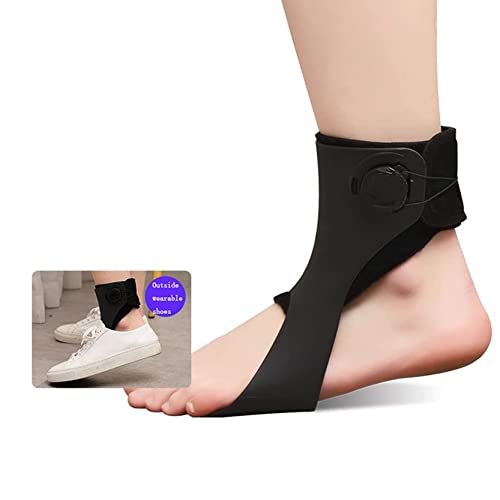 Ortesis para pie caído, ortesis para pie caído, ortesis para pie caído, pie caído, Tobillera Ajustable, tendinitis de Aquiles para hemiplejia, Fascitis Plantar, Zapatos para Caminar, L