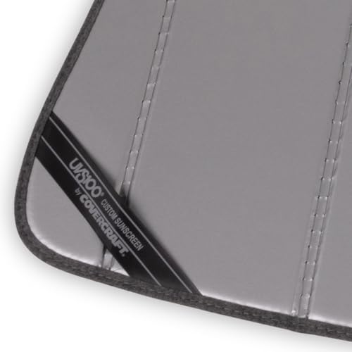 Image of Covercraft UVS100 Custom Fit Windshield Sunshade for 1990-1996 Nissan 300ZX - Silver