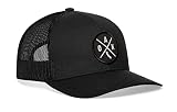 HAKA Oakland Black Trucker Hat – Oak Mesh Snapback Cap for Men, Women & Golf, City X Design Baseball Dad Hat