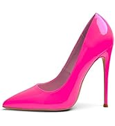 Zhabtuc Escarpins sexy à talons hauts classiques en dentelle pour femme