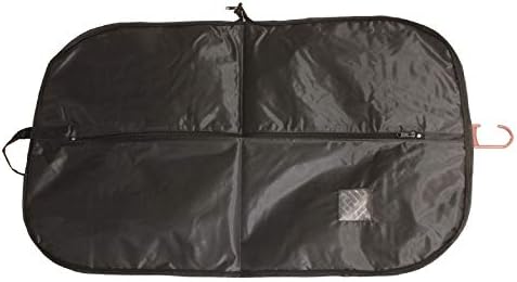 Kuber Industries Exclusive Blazer/Suit Cover|Easily Foldable & Non woven Fabric|Bag With Zipper Closure (Black)