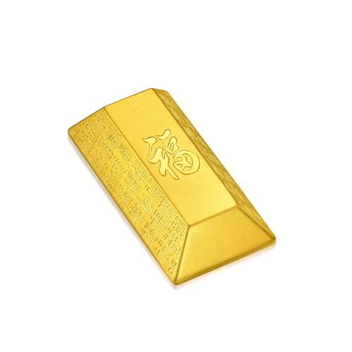 CHOW SANG SANG 999.9 24K Solid Gold Brick Blessings Chinese Gifting Art for Women & Men 958199 Price-by-Weight 30g Gold3