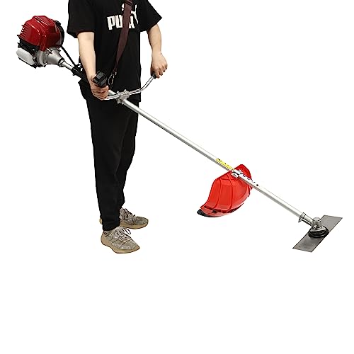 38.3CC 4-Stroke 2 in 1 Gas String Trimmer and Grass Trimmer, Weed Eater Weed Wacker Lawn Mower Pruner Tool Brush Cutter Brush Cutter Multifunctional Trimming Tools for Lawn and Garden Tree Trimming
