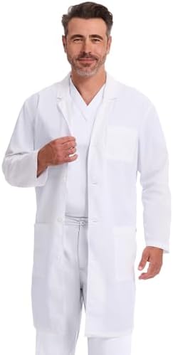 Dickies EDS 40" Lab Coat For Men And Women 3 Pockets Button Front