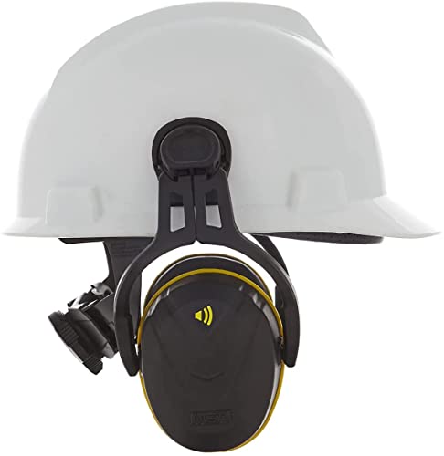 Image of MSA V-Gard Helmet Ear Defenders - Enhanced Comfort Hearing Protection with Helmet Mount for V-Gard Cap Style Hard Hats