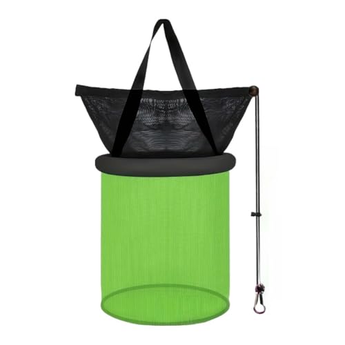 EpheyFIF Panier de pêche flottant pliable avec anneau en mousse flottante 25 cm