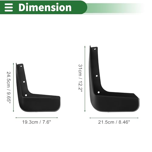 Image of Motoforti Mud Flaps Splash Guards Mud Guards for Hyundai IX25 2020-2021 W /Mount Accessories