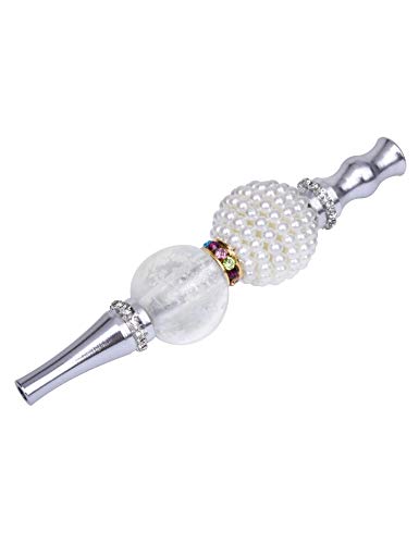 Hookah Tips Hookah Big Mouth Tips Cigarette Holder Shisha Diamond Hookah Accessories Metal Rhinestone Hookah Nozzle