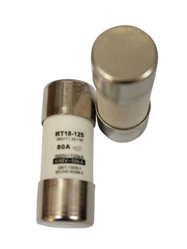 Fusible RT18-125RT14-63 en céramique 80A pour protection