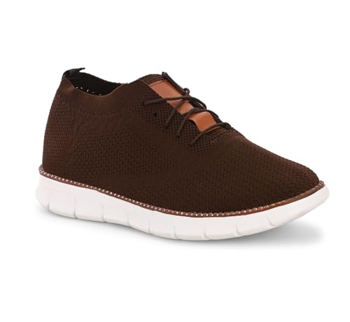 Image of KASTAVA Men's Casual Dress Oxfords Net Shoes Breathable Knit Leisure Fashion Sneakers Lightweight Comfortable Walking Shoes